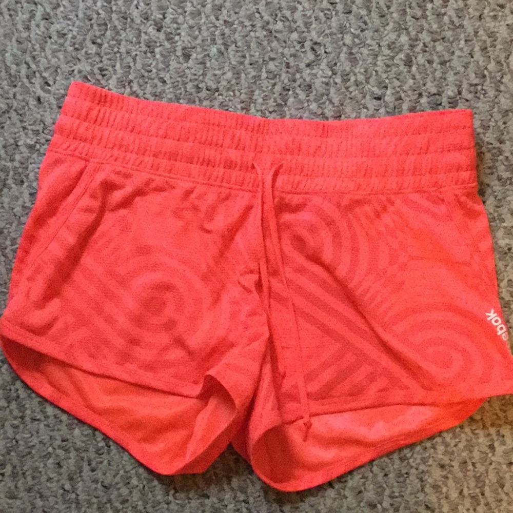 Neon workout shorts